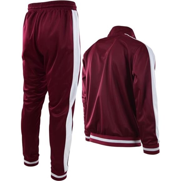 Mens Athletic 2 Piece Tracksuit Set - Picture 6 of 7